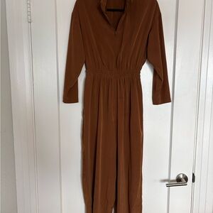 Vintage 80s Brown Women's Jumpsuit